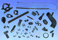 Rubber moulded parts and TPE